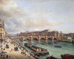 Le Pont-Neuf et la Cite Paris 1832